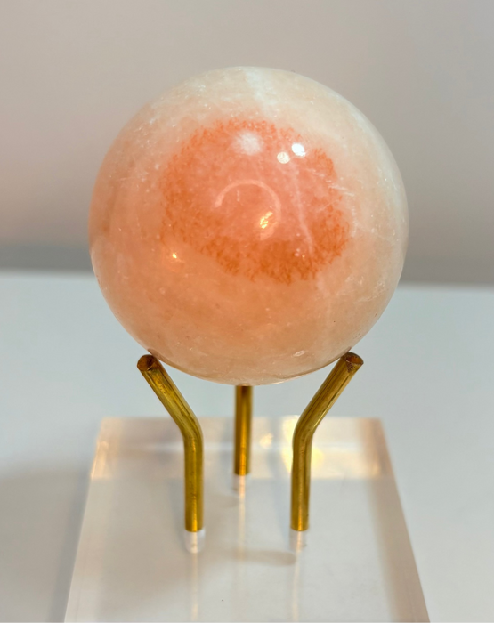 Small Orange Calcite Sphere