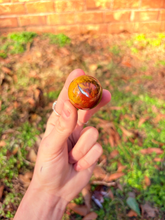 Small Ocean Jasper Sphere