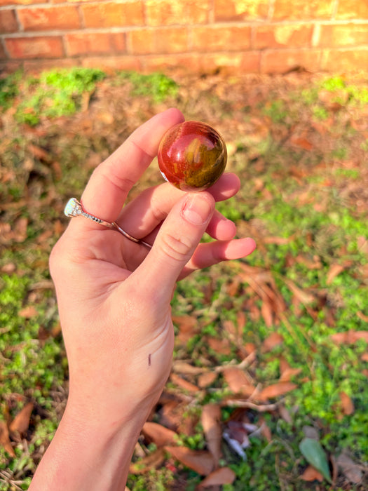 Small Ocean Jasper Sphere