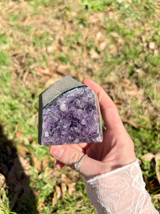Gemy Purple Amethyst Towers