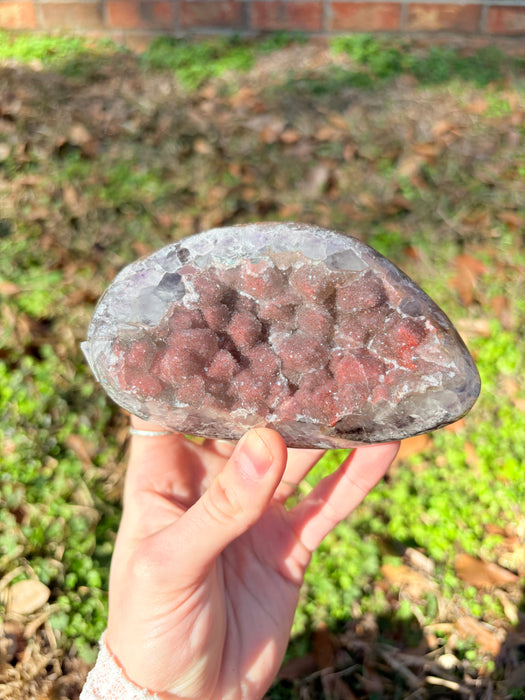 Sugary Raw Pink Amethyst