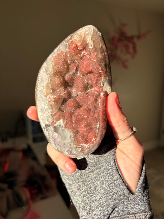 Sugary Raw Pink Amethyst