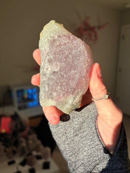 Sugary Purple/Pink Amethysts on Stands
