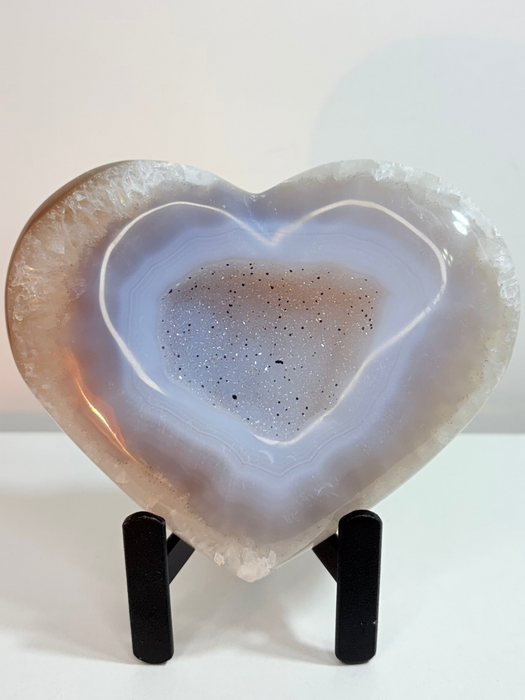 Sugary Agate Heart