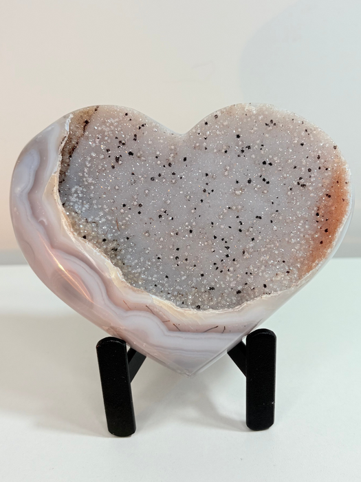 Sugary Agate Heart