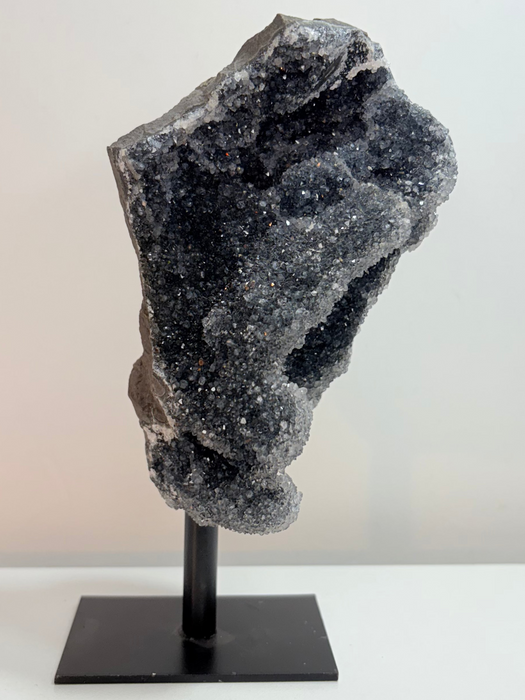 Rainbow Sugar Black Amethyst with Stand