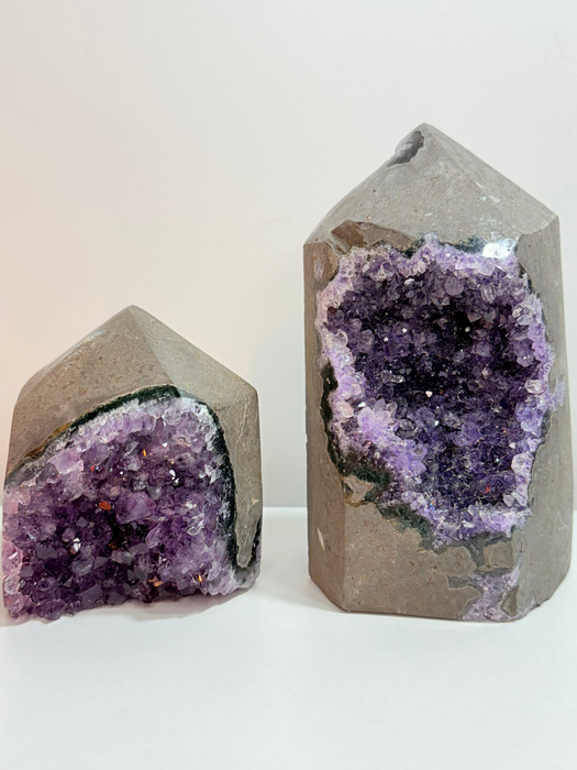 Gemy Purple Amethyst Towers