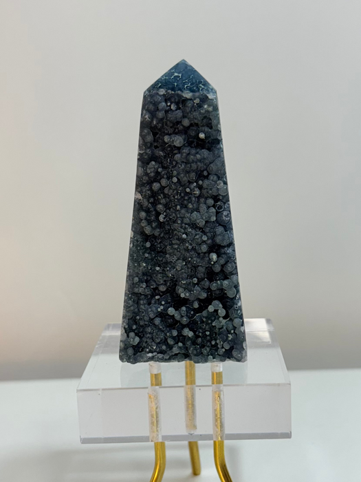 Deep Blue Grape Agate Tower