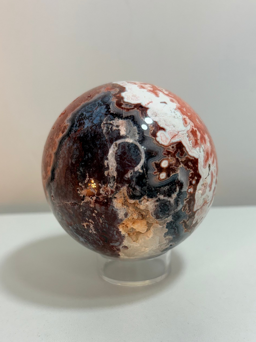 Druzy Mexican Crazy Lace Sphere
