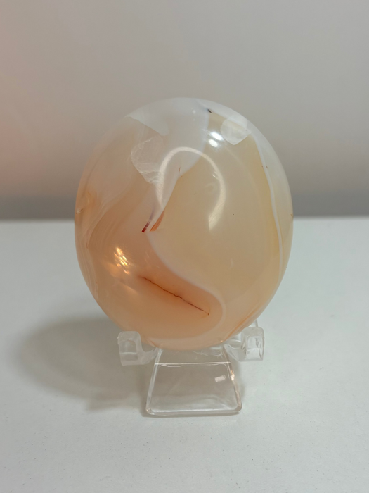 White Lace Agate Palm