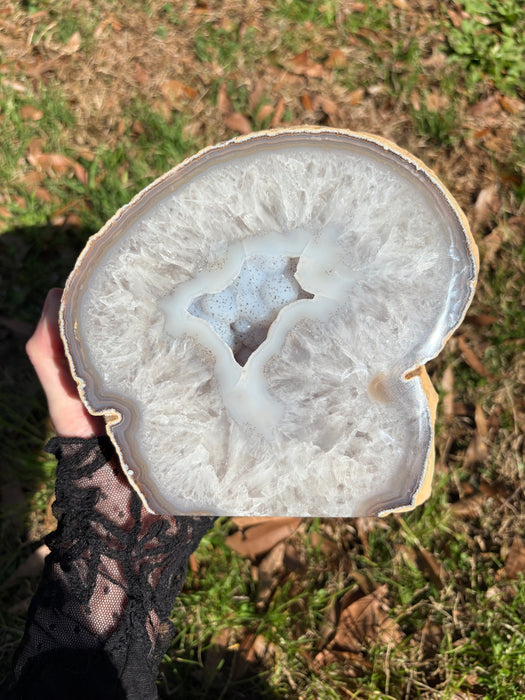 Huge Druzy Agate Geode