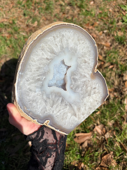 Huge Druzy Agate Geode