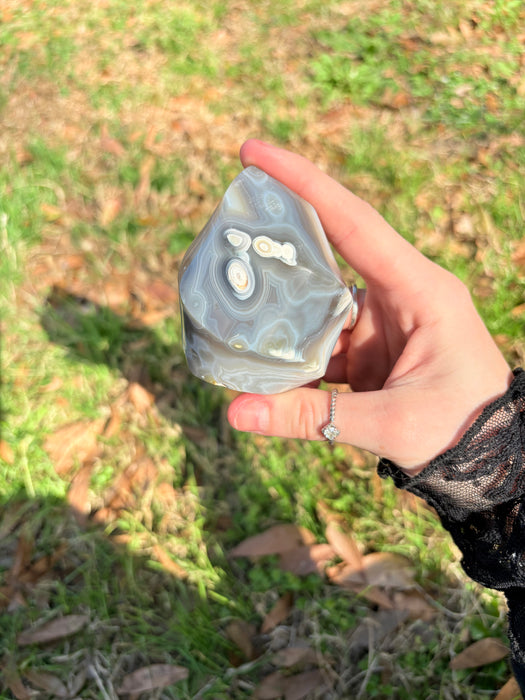 Stunning Orca Agate Flames