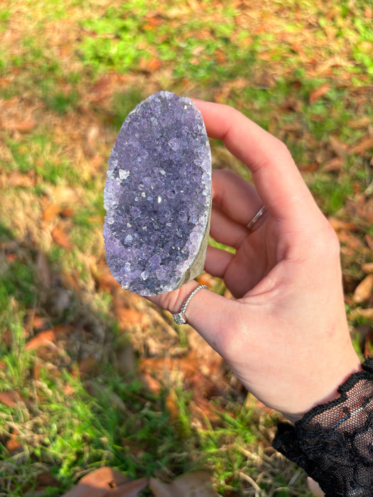 Gemy Purple Amethyst Cut Bases