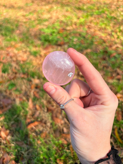 Small Rose Quartz Palm