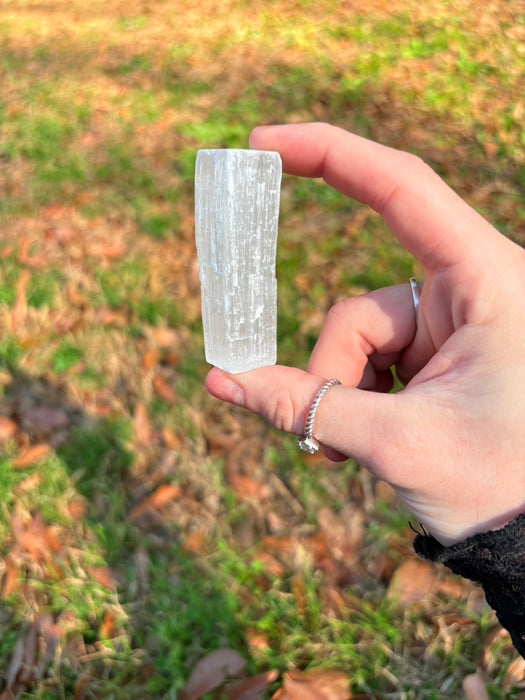 Small Flashy Raw Selenite Chunk
