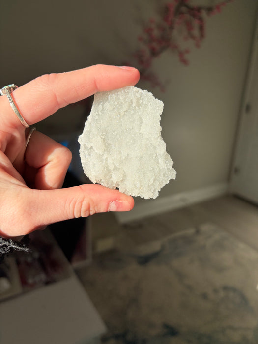 Small Sugary Apophyllite Clusters