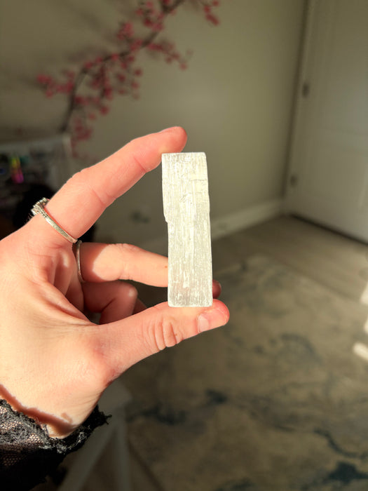 Small Flashy Raw Selenite Chunk