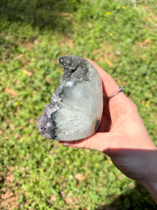 Gemy & Sugary 2 Toned (Green/Purple) Amethyst Cut base