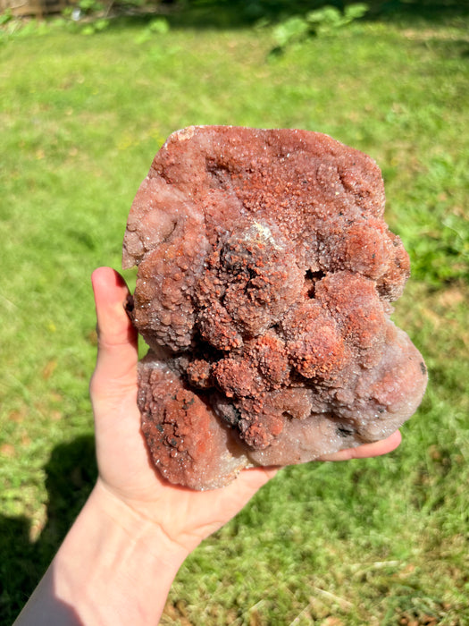 Large Dreamy Red Sugar Agate