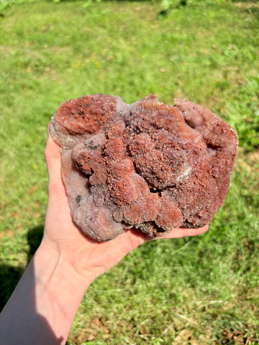 Large Dreamy Red Sugar Agate