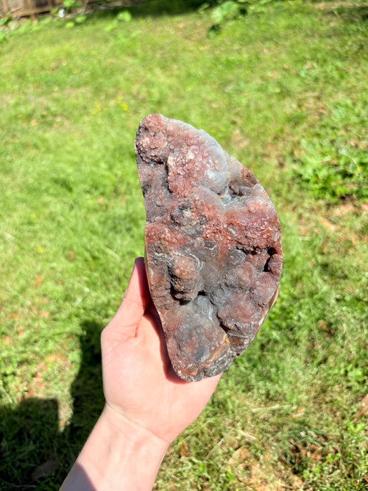 Large Dreamy Red Sugar Agate