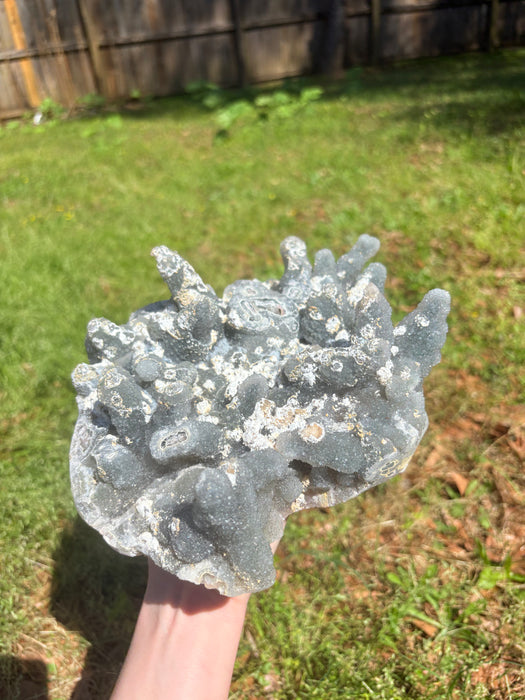 Large Sugary Raw Zeolite Statement Piece