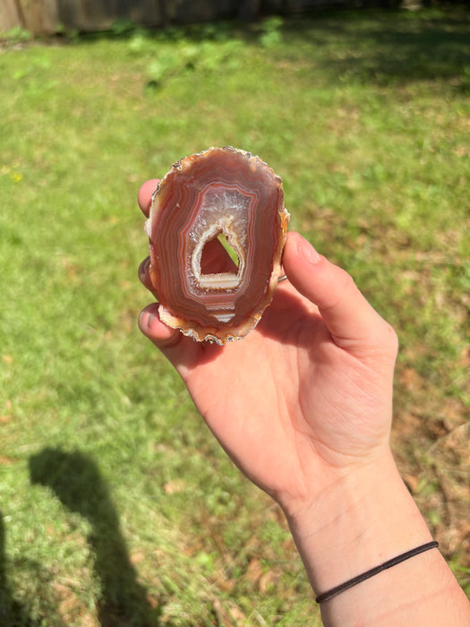 Raw Sugar Agate Geode Slab