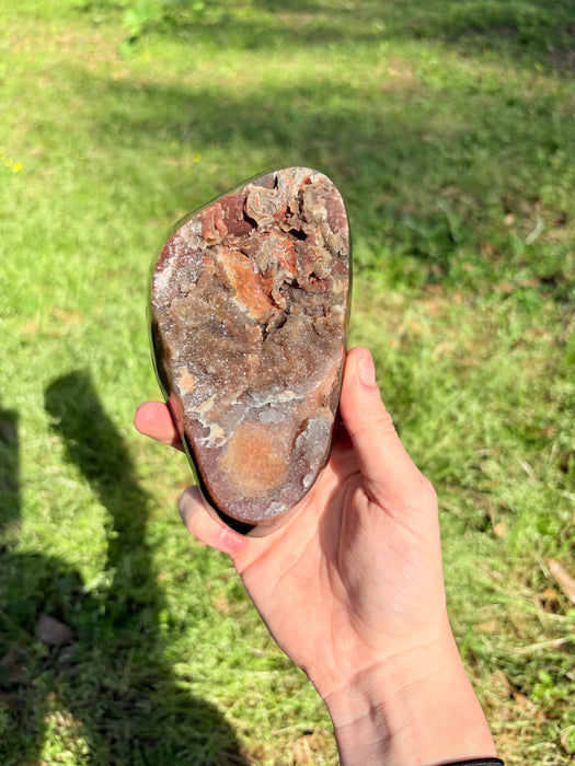 Large Dreamy Red Sugar Agate