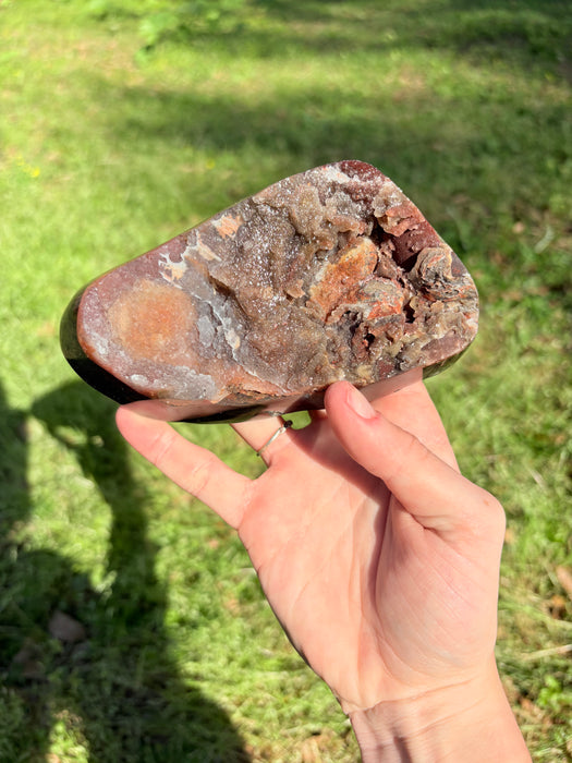 Large Dreamy Red Sugar Agate