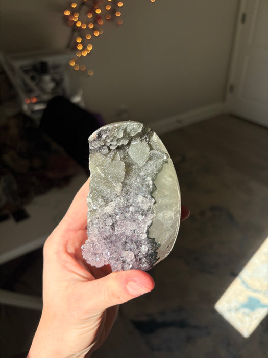 Gemy & Sugary 2 Toned (Green/Purple) Amethyst Cut base