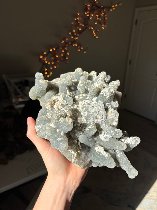 Large Sugary Raw Zeolite Statement Piece