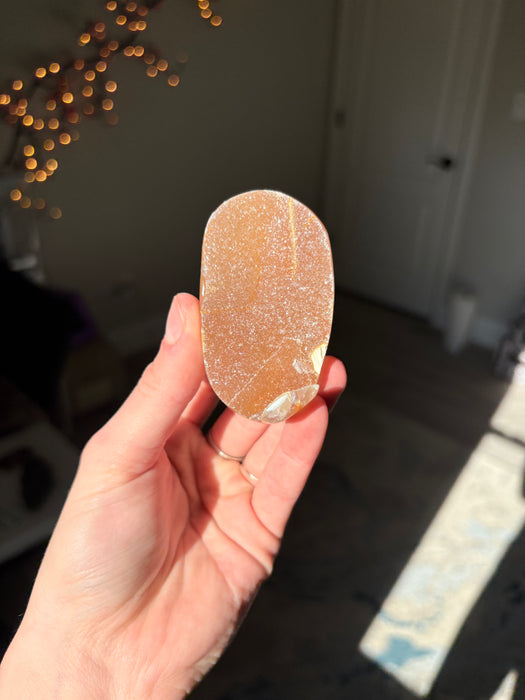 Raw Orange Sugary Agate Freeform