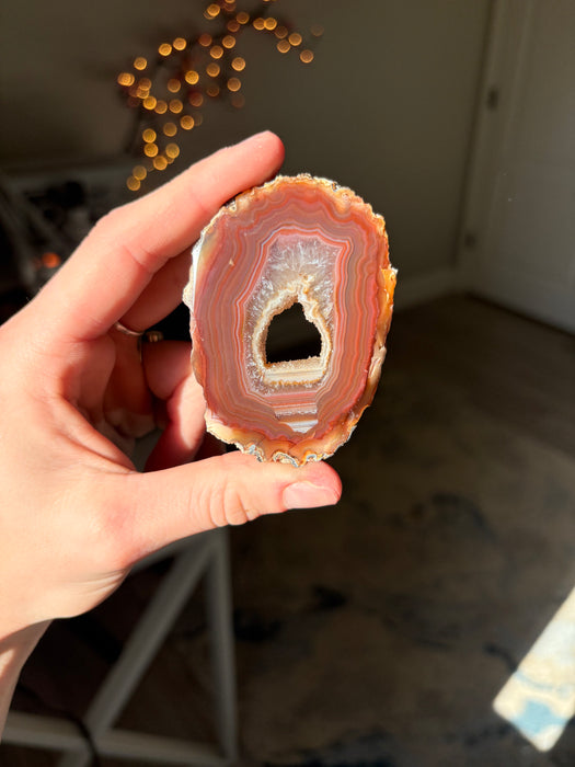 Raw Sugar Agate Geode Slab