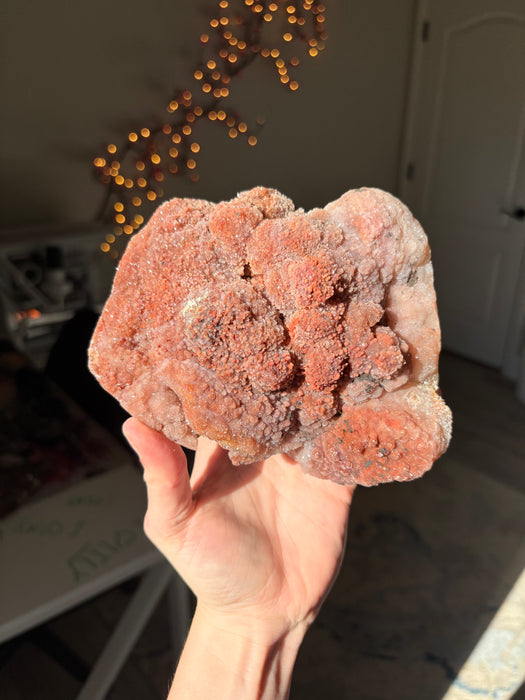 Large Dreamy Red Sugar Agate