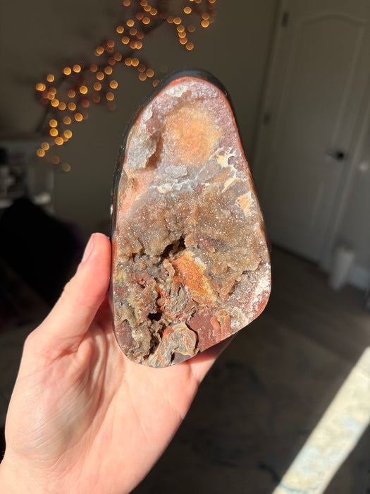 Large Dreamy Red Sugar Agate