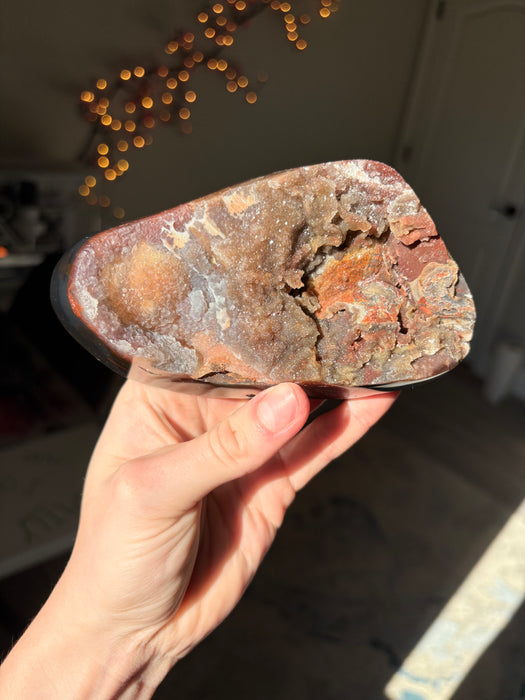 Large Dreamy Red Sugar Agate
