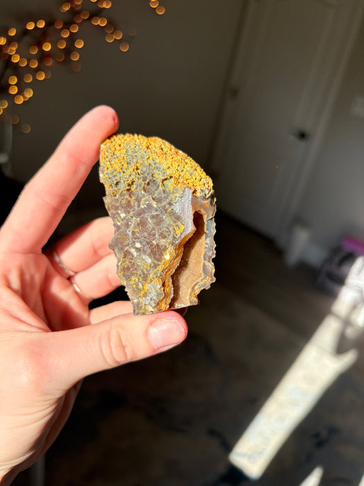 Gorgeous Raw Sugar Agate Geode