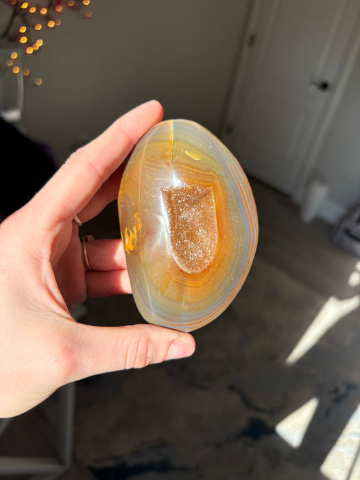 Raw Sugar Agate Geode Freeform