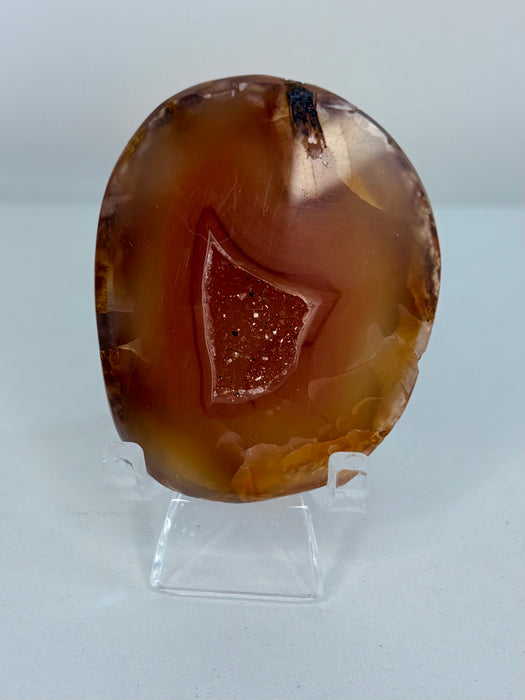 Small Raw Sugar Agate Geode Slab
