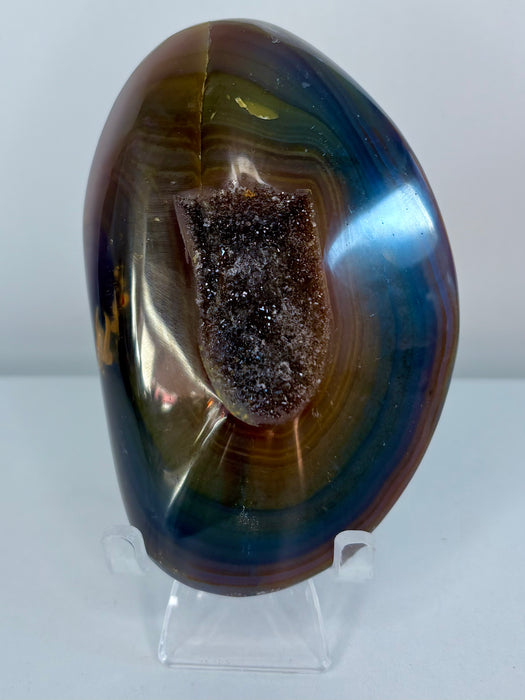 Raw Sugar Agate Geode Freeform
