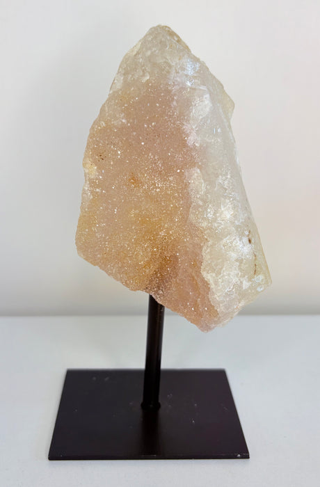 Sugary Orange Agate On Stand
