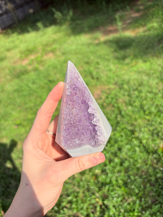 Gemy Light Purple Agate Point