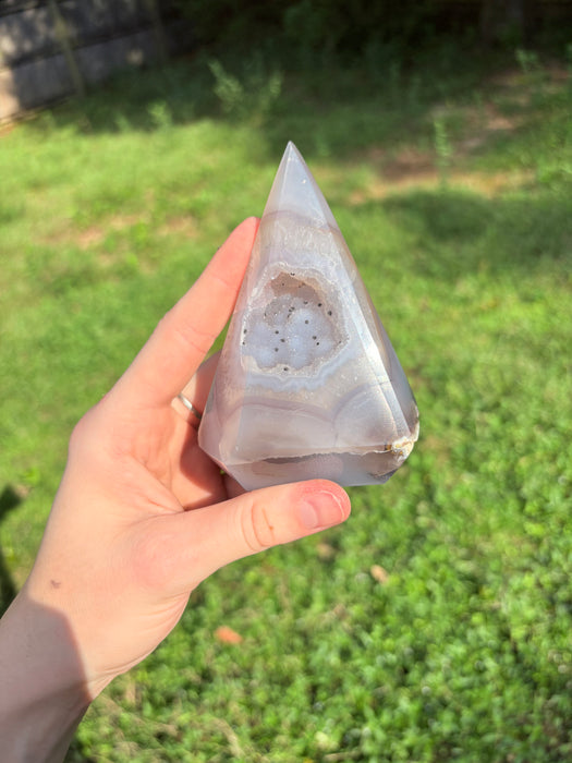 Sugary Purple & Blue Agate Point