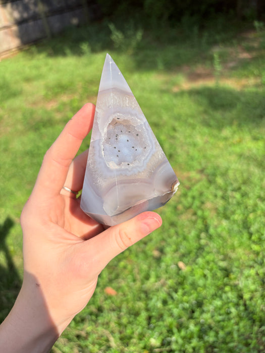 Sugary Purple & Blue Agate Point