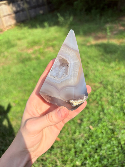 Sugary Purple & Blue Agate Point