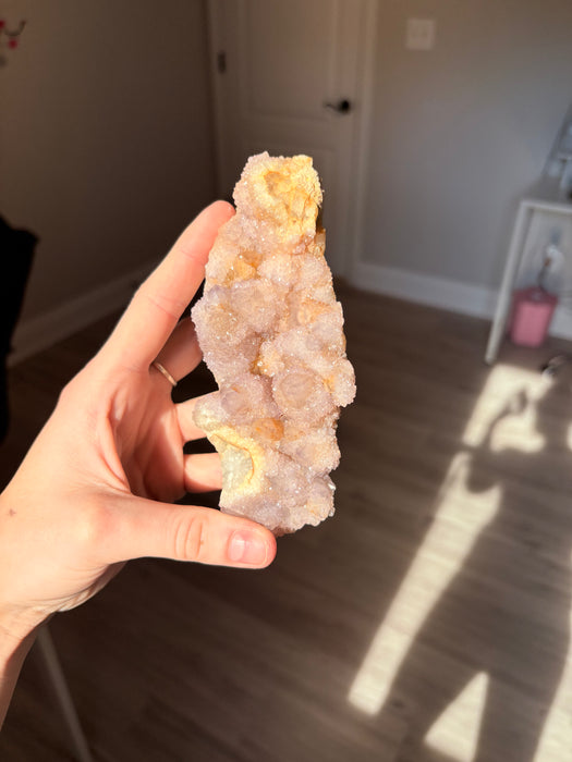 Purple, Pink & Yellow Spirit Quartz