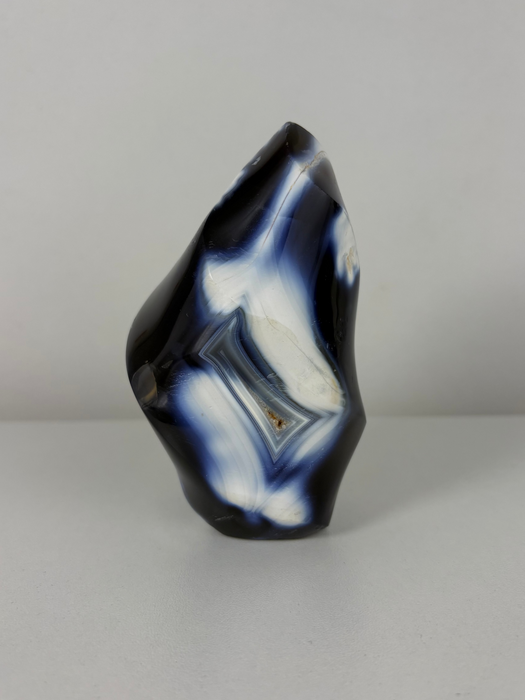 Druzy Orca Agate Flame
