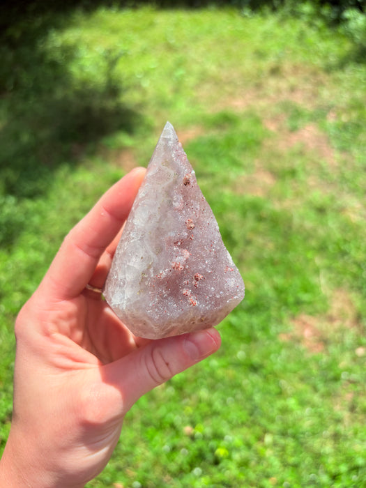 Dreamy Purple & Pink Gemy Agate Point