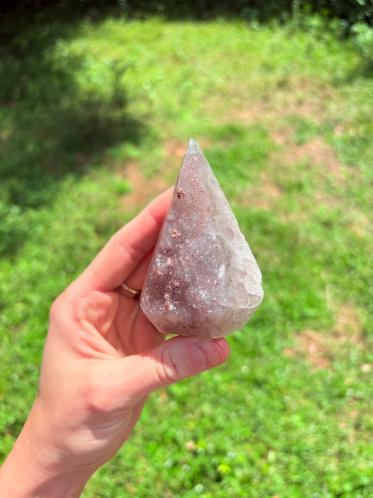 Dreamy Purple & Pink Gemy Agate Point